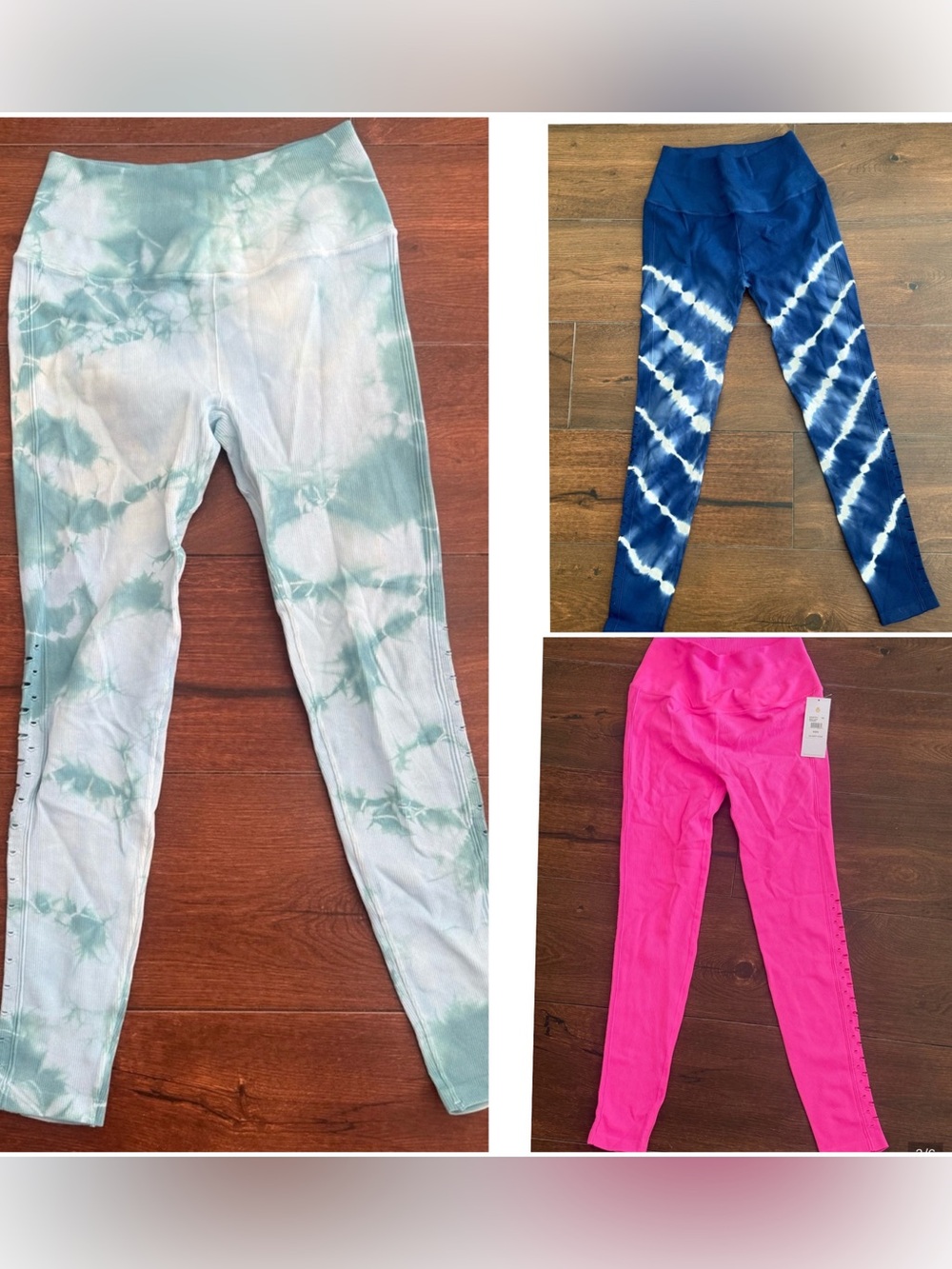 Title: Spiritual Gangster XS Tie-Dye Leggings Bundle – 3 Pairs
